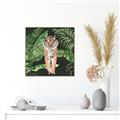 Picture of Tiger in the Jungle _GroupedProduct_Square_Canvas_Framed_