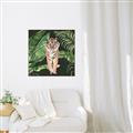 Picture of Tiger in the Jungle _GroupedProduct_Square_Canvas_Framed_