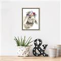 Picture of Sweet Floral Bunny _GroupedProduct_Rectangle_Portrait_Canvas_Framed_