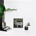 Picture of Zebra In The Jungle _GroupedProduct_Square_Canvas_Framed_