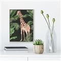 Picture of Giraffe In The Jungle _GroupedProduct_Rectangle_Portrait_Canvas_Framed_