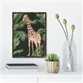 Picture of Giraffe In The Jungle _GroupedProduct_Rectangle_Portrait_Canvas_Framed_
