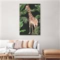 Picture of Giraffe In The Jungle _GroupedProduct_Rectangle_Portrait_Canvas_Framed_