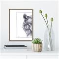 Picture of Half Face _GroupedProduct_Rectangle_Portrait_Canvas_Framed_