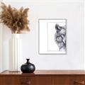 Picture of Half Face _GroupedProduct_Rectangle_Portrait_Canvas_Framed_