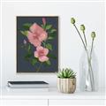 Picture of Pink Tropical Flower _GroupedProduct_Rectangle_Portrait_Canvas_Framed_