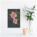 Picture of Pink Tropical Flower _GroupedProduct_Rectangle_Portrait_Canvas_Framed_