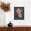 Picture of Pink Tropical Flower _GroupedProduct_Rectangle_Portrait_Canvas_Framed_