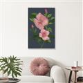 Picture of Pink Tropical Flower _GroupedProduct_Rectangle_Portrait_Canvas_Framed_
