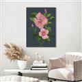 Picture of Pink Tropical Flower _GroupedProduct_Rectangle_Portrait_Canvas_Framed_