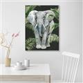 Picture of Elephant In The Forest _GroupedProduct_Rectangle_Portrait_Canvas_Framed_