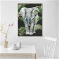 Picture of Elephant In The Forest _GroupedProduct_Rectangle_Portrait_Canvas_Framed_
