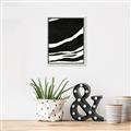 Picture of With Back & White  Lines _GroupedProduct_Rectangle_Portrait_Canvas_Framed_