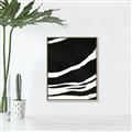 Picture of With Back & White  Lines _GroupedProduct_Rectangle_Portrait_Canvas_Framed_