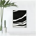 Picture of With Back & White  Lines _GroupedProduct_Rectangle_Portrait_Canvas_Framed_