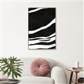 Picture of With Back & White  Lines _GroupedProduct_Rectangle_Portrait_Canvas_Framed_