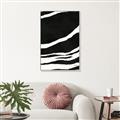 Picture of With Back & White  Lines _GroupedProduct_Rectangle_Portrait_Canvas_Framed_