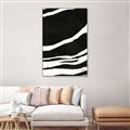 Picture of With Back & White  Lines _GroupedProduct_Rectangle_Portrait_Canvas_Framed_
