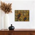 Picture of Sunflower In The Evening I _GroupedProduct_Rectangle_Landscape_Canvas_Framed_
