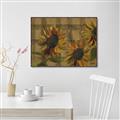 Picture of Sunflower In The Evening I _GroupedProduct_Rectangle_Landscape_Canvas_Framed_