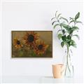 Picture of Sunflower In The Evening II _GroupedProduct_Rectangle_Landscape_Canvas_Framed_
