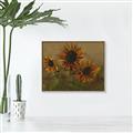 Picture of Sunflower In The Evening II _GroupedProduct_Rectangle_Landscape_Canvas_Framed_