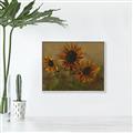 Picture of Sunflower In The Evening II _GroupedProduct_Rectangle_Landscape_Canvas_Framed_