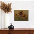 Picture of Sunflower In The Evening II _GroupedProduct_Rectangle_Landscape_Canvas_Framed_