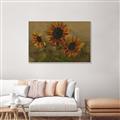 Picture of Sunflower In The Evening II _GroupedProduct_Rectangle_Landscape_Canvas_Framed_