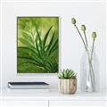 Picture of Fresh Palm Leaves I _GroupedProduct_Rectangle_Portrait_Canvas_Framed_