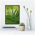 Picture of Fresh Palm Leaves I _GroupedProduct_Rectangle_Portrait_Canvas_Framed_