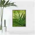 Picture of Fresh Palm Leaves I _GroupedProduct_Rectangle_Portrait_Canvas_Framed_