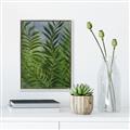 Picture of Fresh Palm Leaves II _GroupedProduct_Rectangle_Portrait_Canvas_Framed_