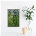 Picture of Fresh Palm Leaves II _GroupedProduct_Rectangle_Portrait_Canvas_Framed_