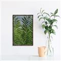 Picture of Fresh Palm Leaves II _GroupedProduct_Rectangle_Portrait_Canvas_Framed_