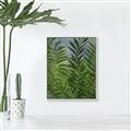 Picture of Fresh Palm Leaves II _GroupedProduct_Rectangle_Portrait_Canvas_Framed_