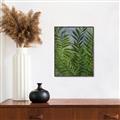 Picture of Fresh Palm Leaves II _GroupedProduct_Rectangle_Portrait_Canvas_Framed_