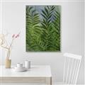 Picture of Fresh Palm Leaves II _GroupedProduct_Rectangle_Portrait_Canvas_Framed_