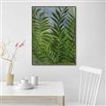 Picture of Fresh Palm Leaves II _GroupedProduct_Rectangle_Portrait_Canvas_Framed_
