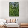 Picture of Fresh Palm Leaves II _GroupedProduct_Rectangle_Portrait_Canvas_Framed_
