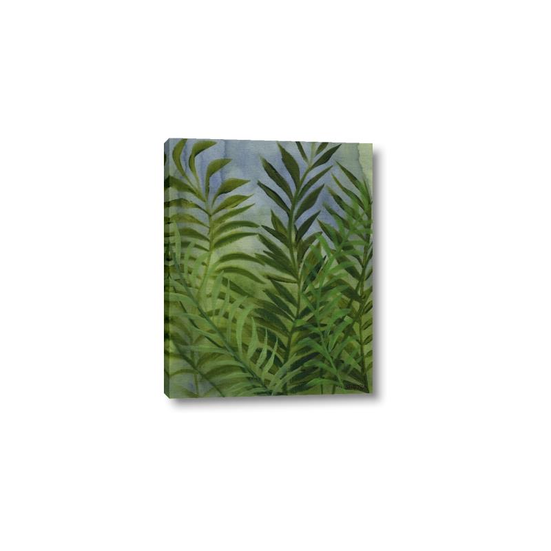 Picture of Fresh Palm Leaves II _GroupedProduct_Rectangle_Portrait_Canvas_