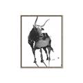 Picture of Black Cariboo _GroupedProduct_Rectangle_Portrait_Canvas_Framed_