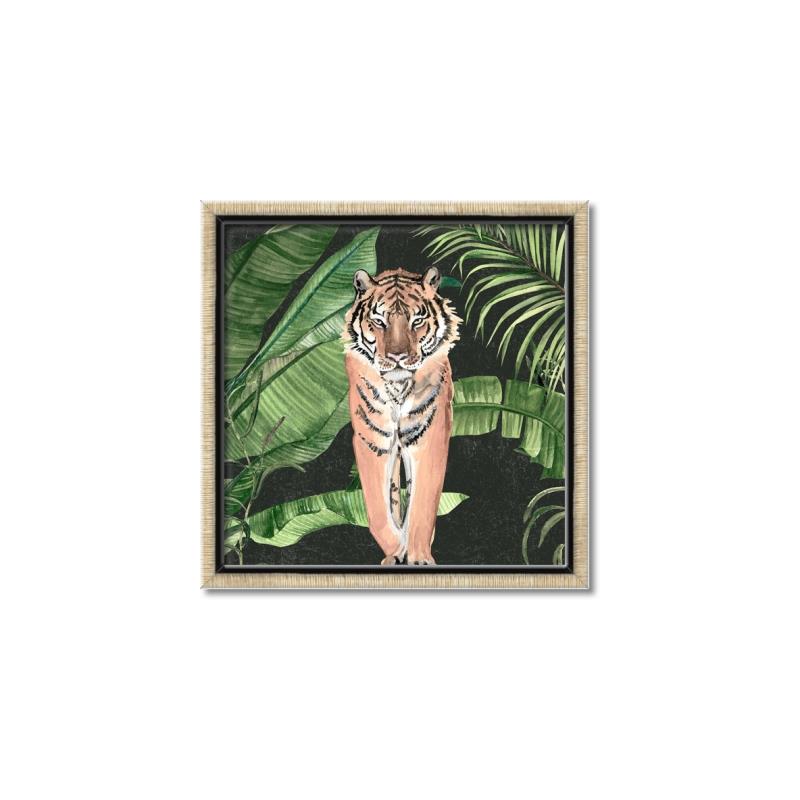 Picture of Tiger in the Jungle _GroupedProduct_Square_Canvas_Framed_
