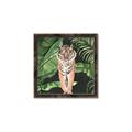 Picture of Tiger in the Jungle _GroupedProduct_Square_Canvas_Framed_