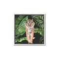 Picture of Tiger in the Jungle _GroupedProduct_Square_Canvas_Framed_
