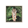 Picture of Tiger in the Jungle _GroupedProduct_Square_Canvas_Framed_