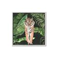 Picture of Tiger in the Jungle _GroupedProduct_Square_Canvas_Framed_