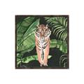 Picture of Tiger in the Jungle _GroupedProduct_Square_Canvas_Framed_