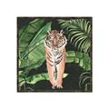 Picture of Tiger in the Jungle _GroupedProduct_Square_Canvas_Framed_