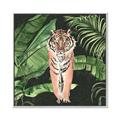 Picture of Tiger in the Jungle _GroupedProduct_Square_Canvas_Framed_